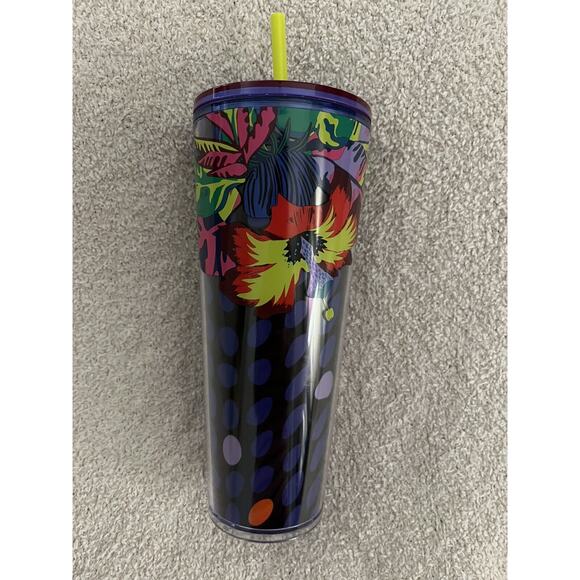 Starbucks 2023 Floral & Leaves Cold Cup Tumbler, 24oz, NEW - Picture 2 of 4
